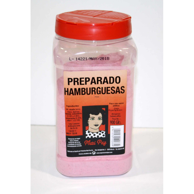 ESPECIAS HAMBURGUESA BOTE 12/900g